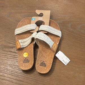 Reef Women's Sandals in Cream and Tan